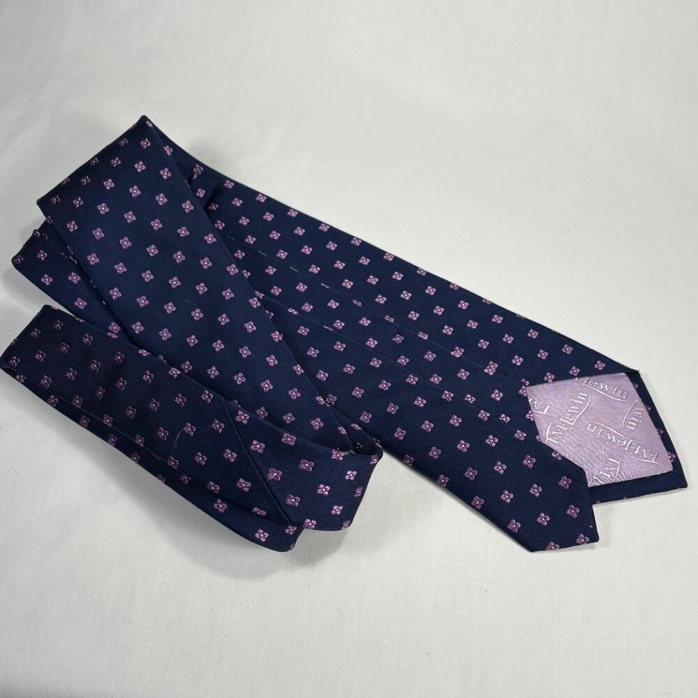 3 beautiful T M Lewin all silk ties - Picture 4 of 6